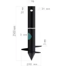 Свая винтовая 76/170х2500 мм БЗВС_2