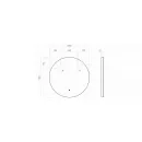 Зеркало Otti Classic 60 с LED подсветкой и сенсором_2