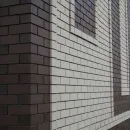 Кирпич облицовочный одинарный пустотелый М150 темный шоколад гладкий Furbau_2