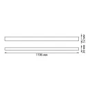 Светильник подвесной-накладной Novotech ITER 358866 LED 40W 4000K IP20 1196 мм черный_5