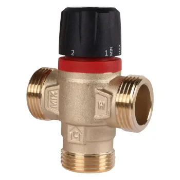 Изображение товара Термостатический смесительный клапан Rommer 1"НР 20-43°C KV 2,5 для систем отопления Изображение товара Термостатический смесительный клапан Rommer 1"НР 20-43°C KV 2,5 для систем отопления