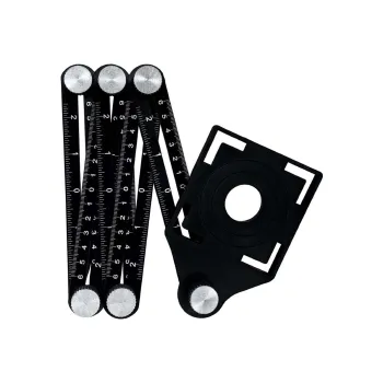 Изображение товара Шаблон-линейка для переноса отверстий Vertextools 6 секций 12 см Изображение товара Шаблон-линейка для переноса отверстий Vertextools 6 секций 12 см