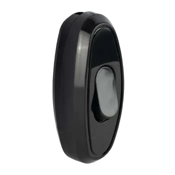 Изображение товара Переключатель бра на шнур черный Universal одноклавишный Изображение товара Переключатель бра на шнур черный Universal одноклавишный