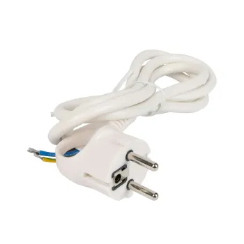 Изображение товара Сетевой шнур с вилкой Эра ПВС 3x1 1,5 м белый Изображение товара Сетевой шнур с вилкой Эра ПВС 3x1 1,5 м белый