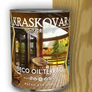 Масло для террас и садовой мебели Kraskovar бесцветное шелковисто-матовое 0,75л_6