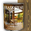 Масло для террас и садовой мебели Kraskovar орех шелковисто-матовое 0,75л_6