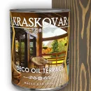 Масло для террас и садовой мебели Kraskovar палисандр шелковисто-матовое 0,75л_6