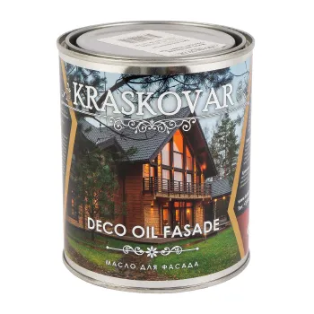 Изображение товара Масло для фасада Kraskovar бесцветное шелковисто-матовое 0,75 л Изображение товара Масло для фасада Kraskovar бесцветное шелковисто-матовое 0,75 л