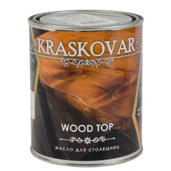 Изображение товара Масло для столешниц Kraskovar палисандр матовое 0,75л уход за деревом Изображение товара Масло для столешниц Kraskovar палисандр матовое 0,75л уход за деревом