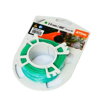 Изображение товара Леска для триммера круглая бесшумная Stihl 2 мм 14 м Изображение товара Леска для триммера круглая бесшумная Stihl 2 мм 14 м