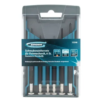 Изображение товара Набор отверток Gross 13346 6 предметов для точных работ Изображение товара Набор отверток Gross 13346 6 предметов для точных работ