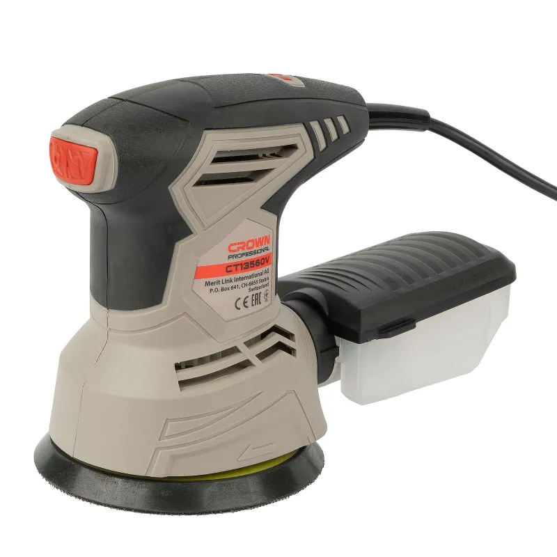 Шлифмашина эксцентриковая Crown CT13560V 125 мм 300 Вт_1