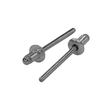 Изображение товара Заклепка алюминий-сталь 4,8x16 мм 10 шт в упаковке Изображение товара Заклепка алюминий-сталь 4,8x16 мм 10 шт в упаковке