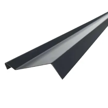 Изображение товара Планка примыкания для гибкой черепицы 25х46х15х10х2000 мм черная Металл Профиль Изображение товара Планка примыкания для гибкой черепицы 25х46х15х10х2000 мм черная Металл Профиль