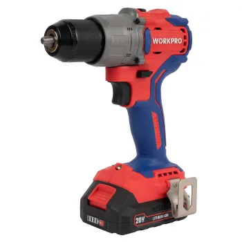 Шуруповерт бесщеточный 20В 2х2Ач WP390002 Workpro