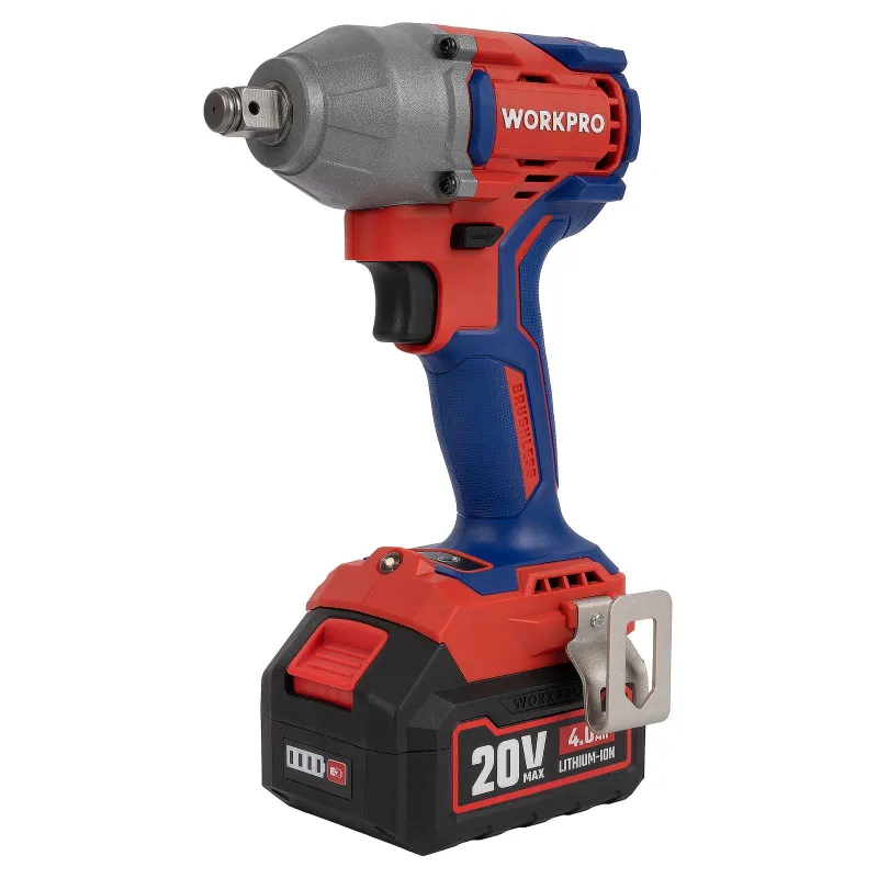 Гайковерт бесщеточный Workpro 20В 2х4 Ач_1