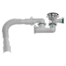 Сифон для душевого поддона 1 1/2"х40 Aquant регулируемый с выходом 40/50_4