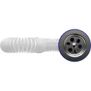 Гофросифон для кухонной мойки и раковины 1 1/2"х40/50 Aquant 750мм с нержавеющей решеткой_2