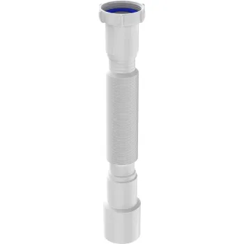 Изображение товара Гофротруба Aquant 730 мм с гайкой 1 1/2"х40/50 - гибкая и прочная труба для систем Изображение товара Гофротруба Aquant 730 мм с гайкой 1 1/2"х40/50 - гибкая и прочная труба для систем