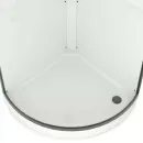 Душевая кабина Domani-spa Simple низкий поддон 90х90см стекло прозрачное 4мм_3