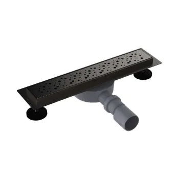 Изображение товара Линейный трап Aquant 40/50 мм сухой затвор 400 мм с металлической решеткой Изображение товара Линейный трап Aquant 40/50 мм сухой затвор 400 мм с металлической решеткой