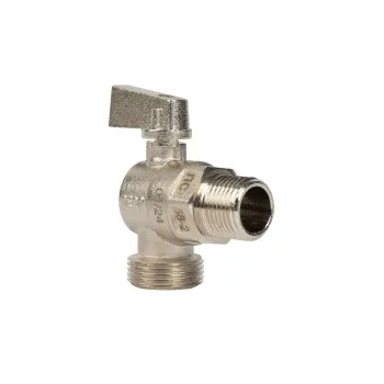 Изображение товара Кран шаровый TEBO для стиральной машины 1/2х3/4" НР угловой Изображение товара Кран шаровый TEBO для стиральной машины 1/2х3/4" НР угловой