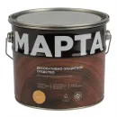 Декоративно-защитное средство для дерева с маслом и воском Марта сосна полуглянцевое 2,7л_2