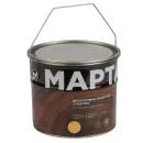 Декоративно-защитное средство для дерева с маслом и воском Марта сосна полуглянцевое 2,7л_3