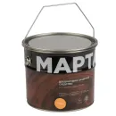 Декоративно-защитное средство для дерева с маслом и воском Марта орегон полуглянцевое 2,7л_2