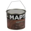 Декоративно-защитное средство для дерева с маслом и воском Марта палисандр полуглянцевое 2,7л_2