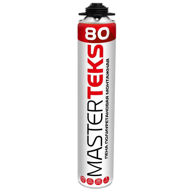 Пена монтажная профессиональная всесезонная MasterTeks 80 890 мл_1