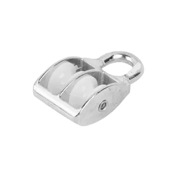 Изображение товара Блок для троса двойной оцинкованный 25 мм SteelRex высокого качества Изображение товара Блок для троса двойной оцинкованный 25 мм SteelRex высокого качества