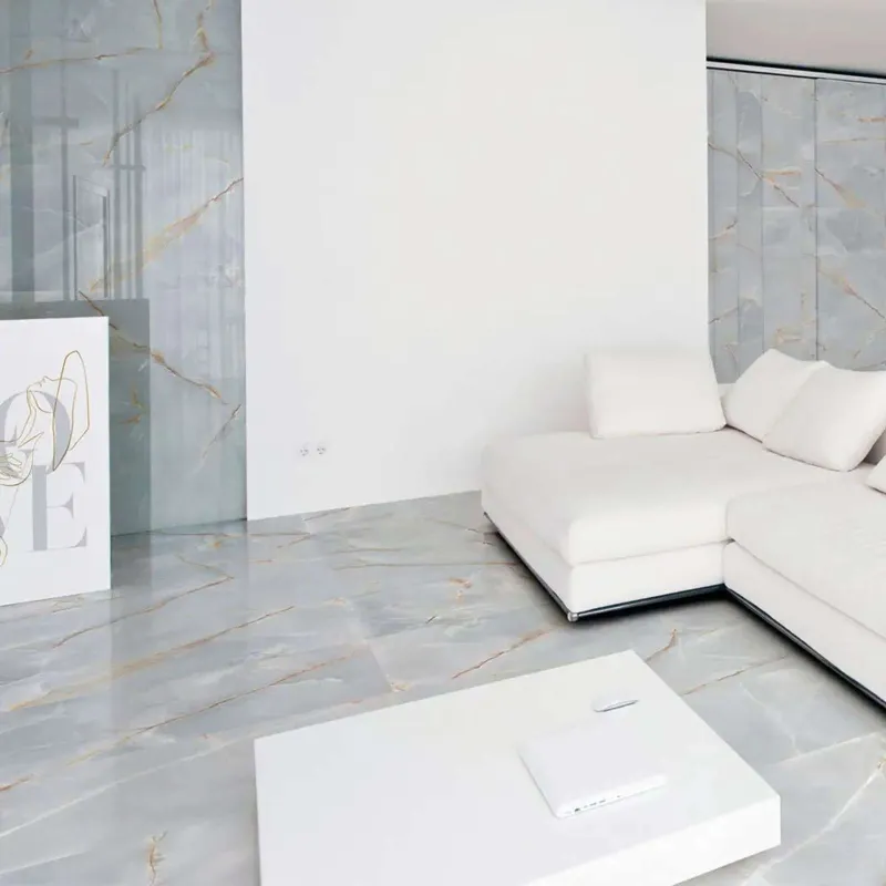 Керамогранит Global Tile Lakme 600х1200х8,5 мм голубой полированный_1