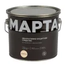 Декоративно-защитное средство для дерева Марта бесцветное полуматовое 2,7л_1