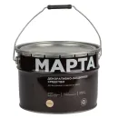 Декоративно-защитное средство для дерева Марта бесцветное полуматовое 9л_3