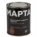 Декоративно-защитное средство для дерева Марта тик полуматовое 0,75л_2