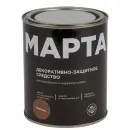 Декоративно-защитное средство для дерева Марта махагон полуматовое 0,75л_2