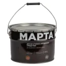 Декоративно-защитное средство для дерева Марта махагон полуматовое 9л_3