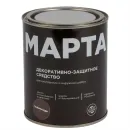 Декоративно-защитное средство для дерева Марта палисандр полуматовое 0,75л_1