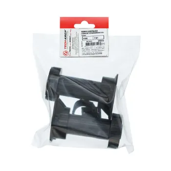 Изображение товара Пластиковая цокольная ножка Н100 95-125 мм черная комплект 2 шт с клипсой Изображение товара Пластиковая цокольная ножка Н100 95-125 мм черная комплект 2 шт с клипсой