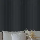Панель стеновая МДФ Stella Beats black lead 2700х119х16 мм_2