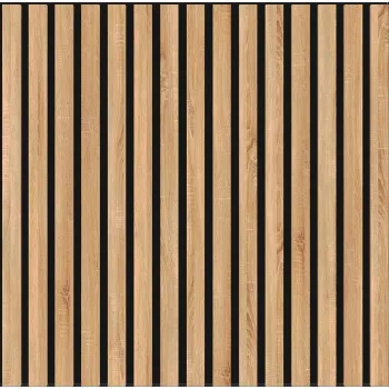 Изображение товара Стеновая акустическая панель Stella дуб сонома 600х600х9 мм для интерьера и звукоизоляции Изображение товара Стеновая акустическая панель Stella дуб сонома 600х600х9 мм для интерьера и звукоизоляции