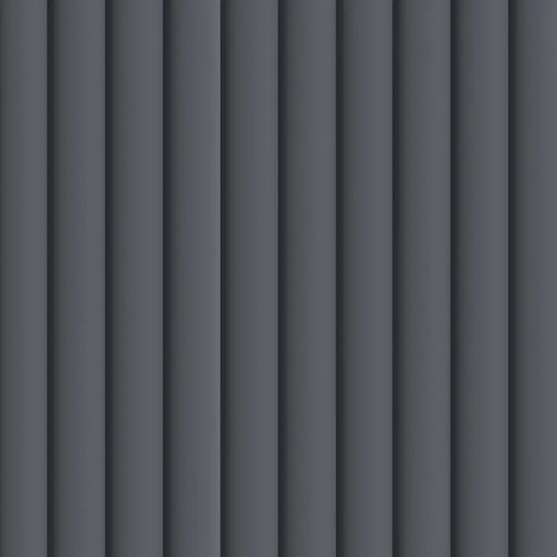 Панель стеновая МДФ Stella Wave black lead 2700x119x16 мм_1