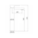 Смеситель для раковины Comforty черный 4149950_2