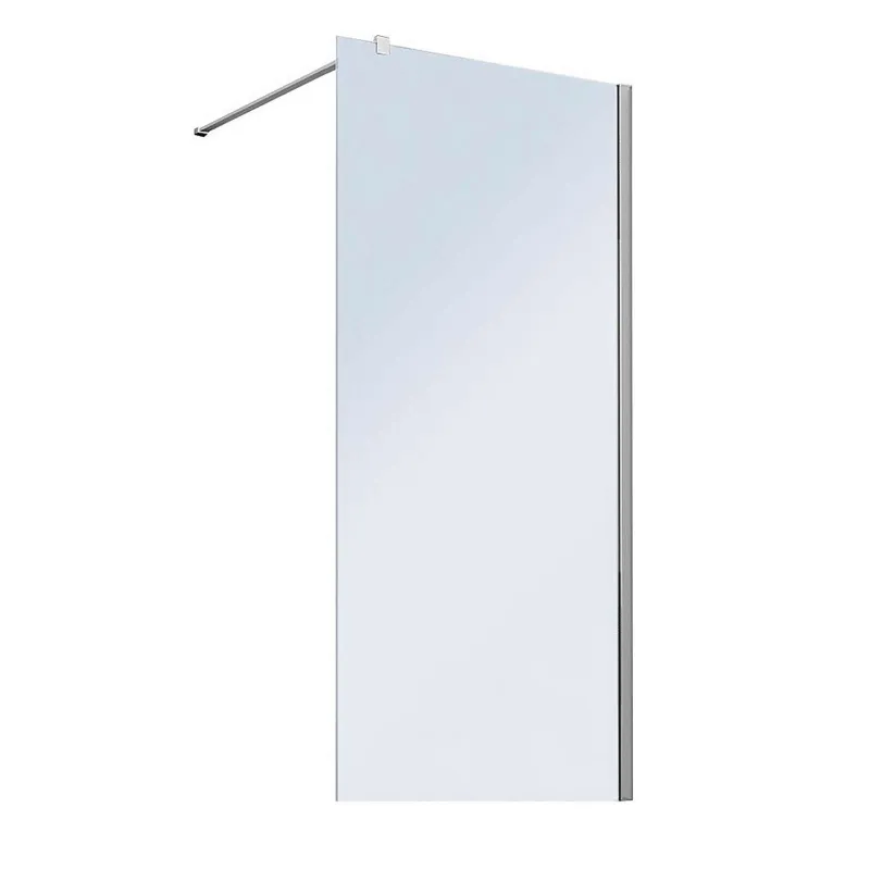 Перегородка душевая Walk-In VSW-1H900MR 900х2000 мм профиль хром стекло зеркальное_1