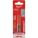 Сверло по металлу 3х65/23 мм RedHEX HSS-G TiN Milwaukee 2 шт_1
