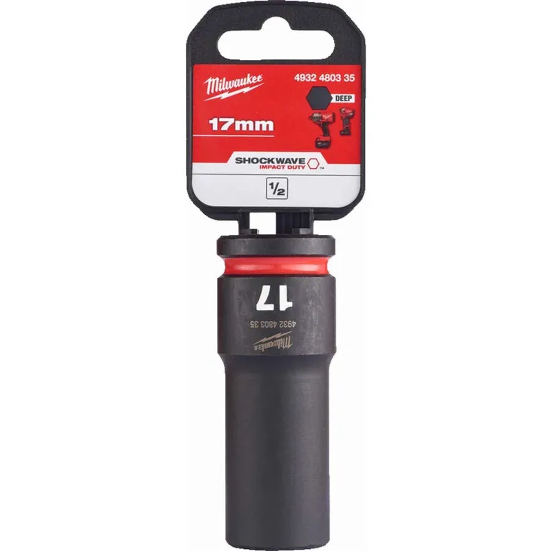 Головка ударная удлиненная 17 мм 1/2" Milwaukee_1