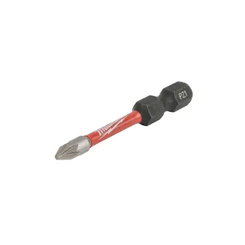 Изображение товара Ударная бита Milwaukee PZ1x50 мм Shockwave для шуруповерта Изображение товара Ударная бита Milwaukee PZ1x50 мм Shockwave для шуруповерта