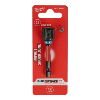 Изображение товара Бита Milwaukee 10х65 мм Shockwave односторонняя магнитная Изображение товара Бита Milwaukee 10х65 мм Shockwave односторонняя магнитная