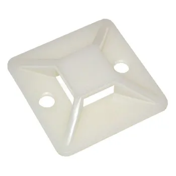 Изображение товара Площадки под хомут самоклеющиеся IEK 20х20 мм белые 20 шт Изображение товара Площадки под хомут самоклеющиеся IEK 20х20 мм белые 20 шт